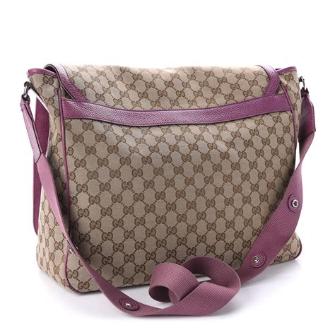 gucci pink diaper bag|Gucci monogram diaper bag pink.